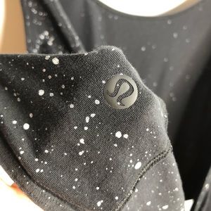 lululemon athletica Tops - Lululemon It’s a Tie Splatter Paint Black Tank 10 lululemon athletica Tops - Lululemon It’s a Tie Splatter Paint Black Tank 10